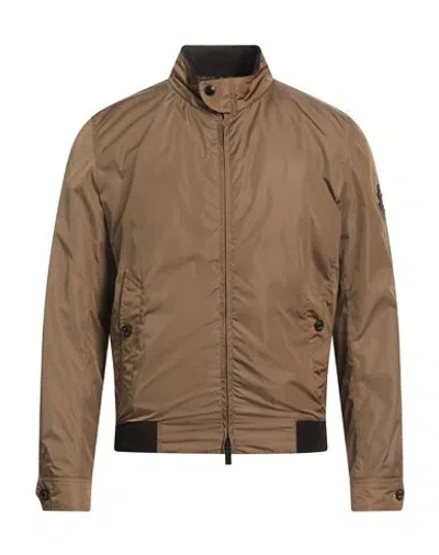 Sealup Man Jacket Light Brown Size 44 Polyester In Beige
