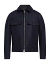 Sealup Man Jacket Midnight Blue Size 46 Wool In Blue