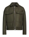 Sealup Man Jacket Military Green Size 46 Wool