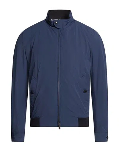 Sealup Man Jacket Navy Size 48 Polyamide, Elastane In Blue