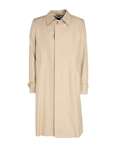 Sealup Man Overcoat & Trench Coat Beige Size 42 Silk In Neutral