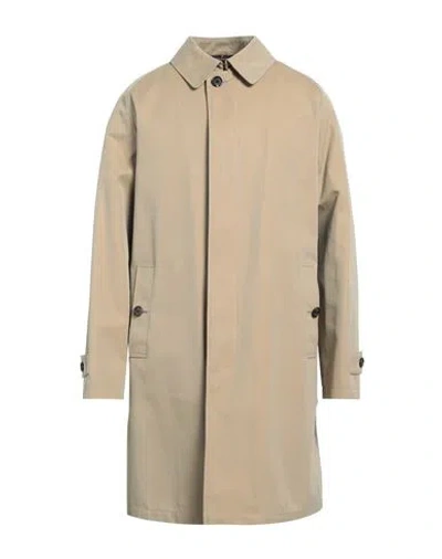 Sealup Man Overcoat & Trench Coat Beige Size 44 Cotton