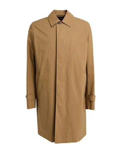 Sealup Man Overcoat & Trench Coat Camel Size 48 Cotton In Neutral