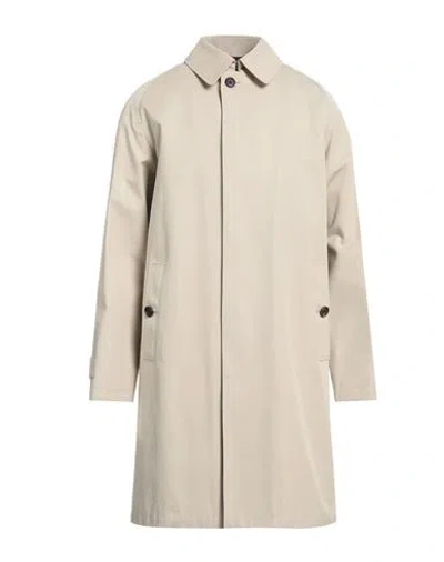 Sealup Man Overcoat & Trench Coat Cream Size 44 Cotton In White