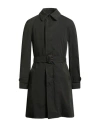 Sealup Man Overcoat & Trench Coat Dark Green Size 48 Cotton, Polyester, Polyamide In Black