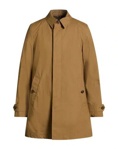Sealup Man Overcoat & Trench Coat Khaki Size 46 Cotton In Brown