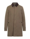 Sealup Man Overcoat & Trench Coat Khaki Size 46 Cotton, Polyurethane In Brown