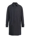 Sealup Man Overcoat & Trench Coat Midnight Blue Size 46 Cotton