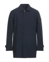 Sealup Man Overcoat Midnight Blue Size 44 Polyester In Blue