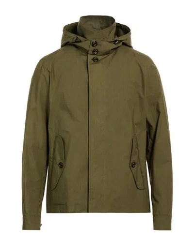 Sealup Man Overcoat & Trench Coat Military Green Size 44 Cotton