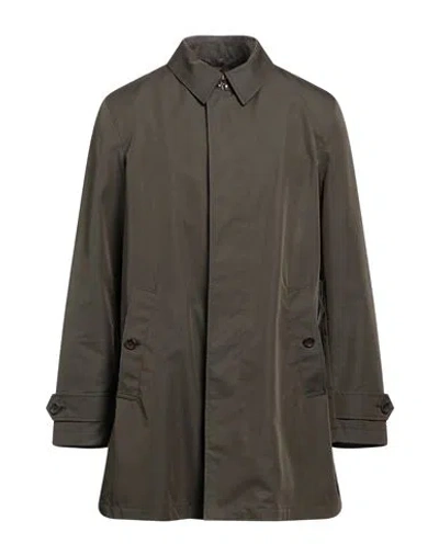 Sealup Man Overcoat & Trench Coat Military Green Size 44 Cotton, Polyamide