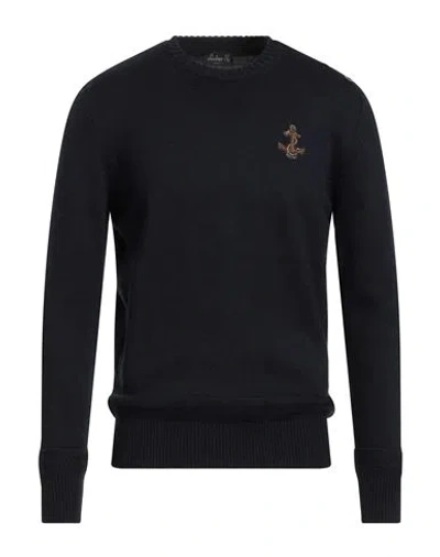 Sealup Man Sweater Midnight Blue Size S Merino Wool In Black