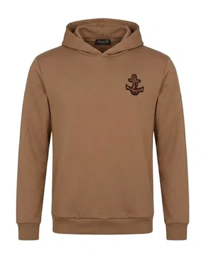 Sealup Man Sweatshirt Camel Size Xl Cotton, Polyester In Brown
