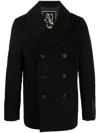 SEALUP NOTCHED-COLLAR DOUBLE-BREASTED COAT