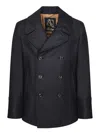 Sealup Amalfi Black Peacoat In Black