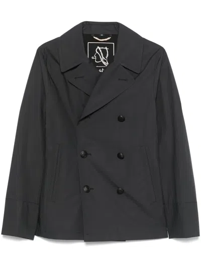 Sealup Poplin Peacoat In ブルー