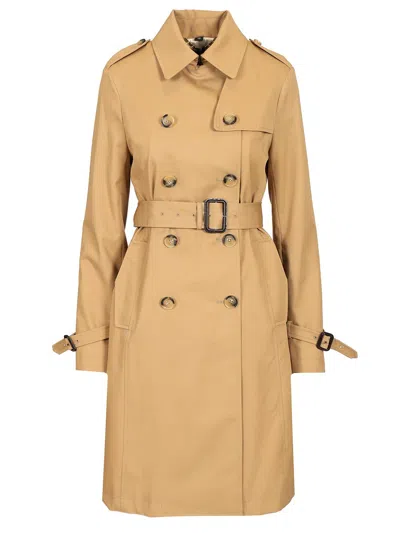 Sealup Sfinge Spring Trench Coat In Brown