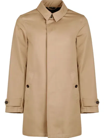 Sealup Single-breasted Trenchcoat In ニュートラル