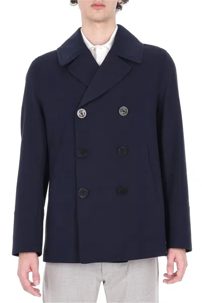 Sealup Stylish Man's Mini Coat For Season P26 In Blue