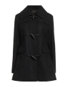 Sealup Woman Coat Black Size 4 Wool In Black