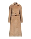 Sealup Woman Coat Sand Size 4 Cotton In Brown