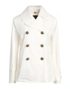 Sealup Woman Jacket Ivory Size 6 Cotton In White