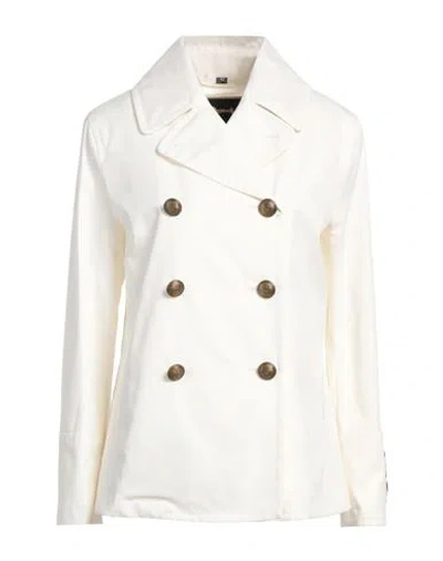 Sealup Woman Jacket Ivory Size 6 Cotton In White