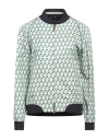 Sealup Woman Jacket Light Grey Size 8 Cotton, Viscose In Grey