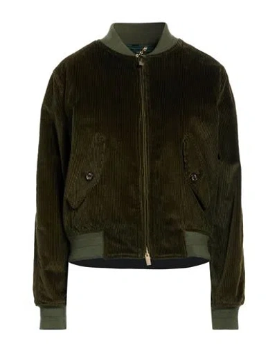 Sealup Woman Jacket Military Green Size 10 Cotton