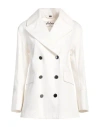 Sealup Woman Jacket Ivory Size 6 Cotton In White