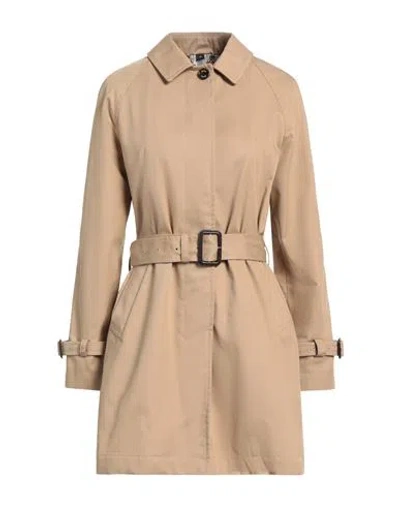 Sealup Woman Overcoat & Trench Coat Beige Size 4 Cotton In Neutral