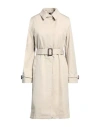Sealup Woman Overcoat & Trench Coat Beige Size 4 Cotton, Polyamide