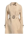Sealup Woman Overcoat & Trench Coat Beige Size 4 Polyester