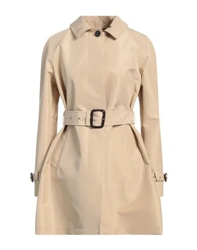 Sealup Woman Overcoat & Trench Coat Beige Size 4 Polyester In Beige