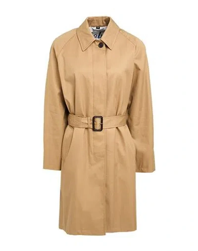 Sealup Woman Overcoat & Trench Coat Camel Size 8 Cotton In Brown