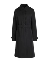 Sealup Woman Overcoat & Trench Coat Midnight Blue Size 4 Cotton, Polyamide In Blue