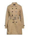Sealup Woman Overcoat & Trench Coat Military Green Size 14 Cotton, Polyamide In Green