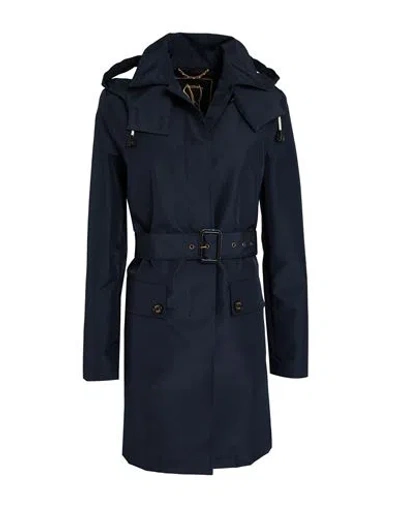 Sealup Woman Overcoat & Trench Coat Navy Size 8 Polyester