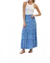 Sealustre Atlas Maxi Skirt In Clematis In Multi