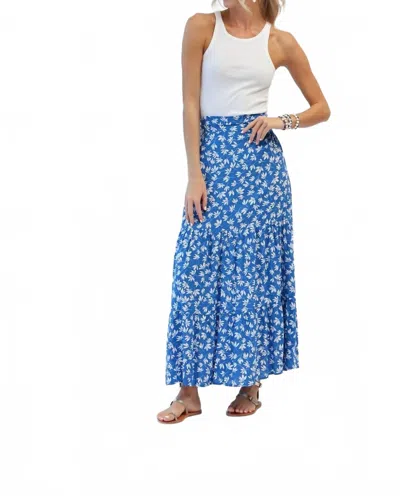 Sealustre Atlas Maxi Skirt In Clematis In Multi