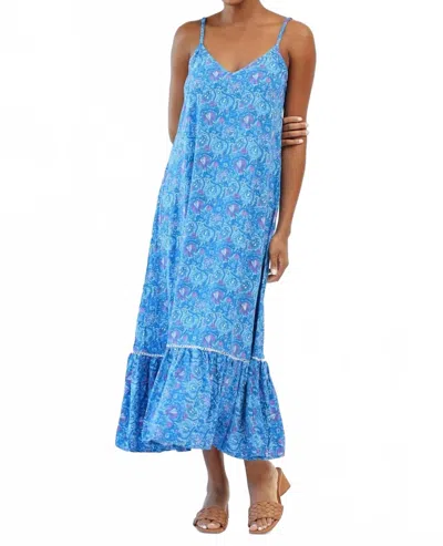 Sealustre Day Tripper Slip Dress In Neptune In Blue