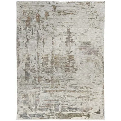 Sealy Easton Mid-century Modern Abstract Area Rug In Tan