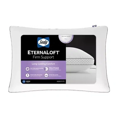 Sealy Eternaloft Firm Support Pillow In White