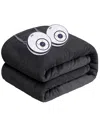 Sealy Heated Flannel Blanket, Queen In Charcoal