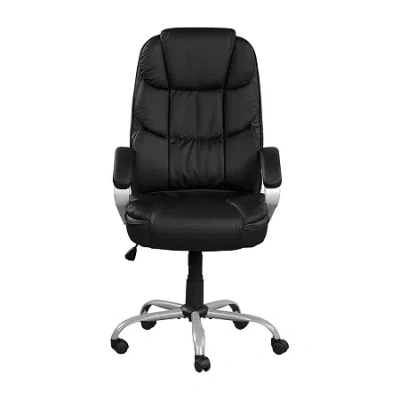 Sealy Kronos Ergonomic Design Adjustable Height Office Chair In Black