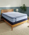 Sealy Posturepedic Seafield 14" Medium Euro Pillowtop Mattress Set In Transparent