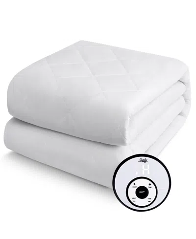 Sealy Quilted Heated Mattress Pad, King In White