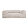 Sealy Redd Corduroy Memory Foam Bean Bag Sofa-style Chair In White
