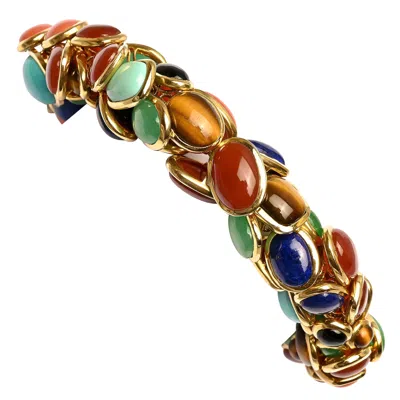 Pre-owned Seaman Schepps Multistone Bracelet