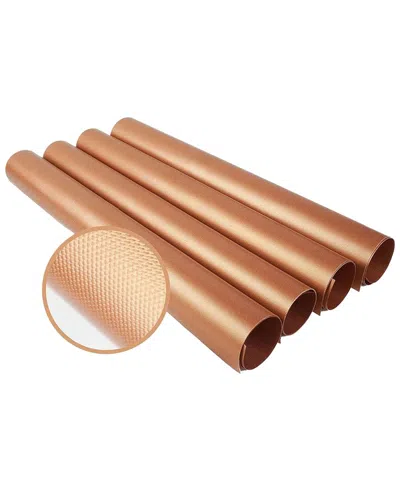 Seamless Outdoors Copper Grill Mats 5-pack In Brown